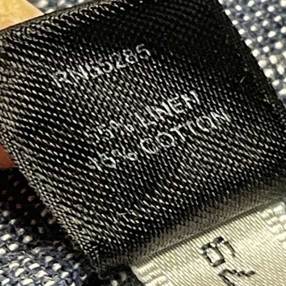 blue linen bohemian hippie trendy fashion Express bootcut mid rise pants sz 6 - Picture 5 of 13